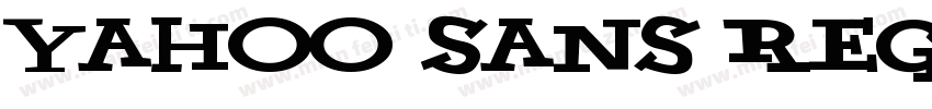 Yahoo Sans Regular字体转换